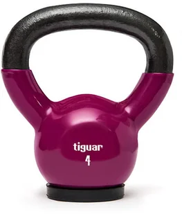 Tiguar Kettlebell żeliwny pokryty winylem 4 kg TI-KB0004 - Kettlebell - miniaturka - grafika 8