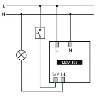 THEBEN Czujnik obecności LUXA podtynkowy 1735 TH-1030052 - Czujniki czadu, dymu, gazu - miniaturka - grafika 5