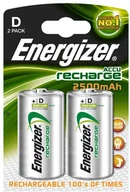 Ładowarki i akumulatory - Energizer 2 x akumulatorki R20 D Ni-MH 2500mAh - miniaturka - grafika 1