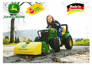 Rolly Toys Zamiatarka John DEERE - Samochody i pojazdy dla dzieci - miniaturka - grafika 9