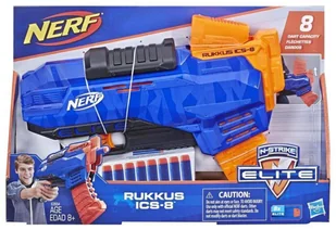 Hasbro Nerf, Nstrike Elite, wyrzutnia Ruckus ICS-8, E2654 - Zabawki militarne - miniaturka - grafika 21