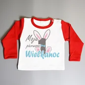 Bluzki dla niemowląt - Poczpol Moja pierwsza Wielkanoc - cyfra - koszulka niemowlęca 43036-39 - miniaturka - grafika 1