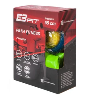 EB FIT PIŁKA FITNESS 55CM 750G EB FIT 1029443 - Piłki do ćwiczeń - miniaturka - grafika 6