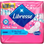 Podpaski - Libresse Sca Podpaski Ultra Wing Normal Deo Fresh 10 sztuk - miniaturka - grafika 1
