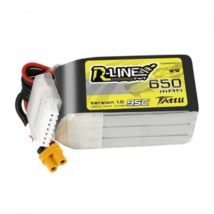Tattu Akumulator Tattu R-Line 650mAh 22,2V 95C 6S1P XT30U-F TAA6506S95XT3 - Akcesoria i części modelarskie Tattu Akumulator Tattu R-Line 650mAh 22,2V 95C 6S1P XT30U-F TAA6506S95XT3 - Akcesoria i części modelarskie - miniaturka - grafika 1