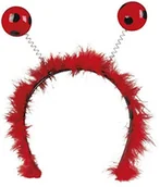 Stroje karnawałowe - Boland Nowy opaska do włosów biedronka 76327 - miniaturka - grafika 1