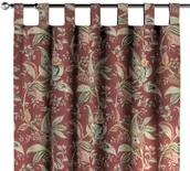 Zasłony - Dekoria Zasłona na szelkach 1 szt. wzory roślinne i kwiatowe na czerwono-ceglanym tle 1szt 130 × 260 cm Gardenia 310-142-12 - miniaturka - grafika 1