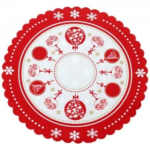 MJM Serweta, serwetka, świąteczna Boże Narodzenie 34cm - Pozostałe akcesoria świąteczne - miniaturka - grafika 2