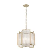 Lampy sufitowe - Zuma Line P0528-03A-V6AC SERGIO LAMPA WISZĄCA ZŁOTA 003064-016785 - miniaturka - grafika 1