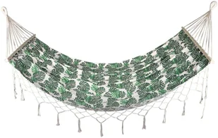 Royokamp Hamak Maiami z frędzlami 2 osobowy 200x150cm zielony 1031217 - Hamaki - miniaturka - grafika 2
