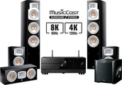 Kino domowe - Yamaha RX-A2A + NS-555 + NS-C444 + NS-333 + NS-SW300 Czarny - miniaturka - grafika 1