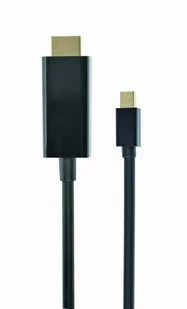 Gembird Kabel CC-mDP-HDMI-6 (Mini DisplayPort M - HDMI M; 1,8m; kolor czarny) 2_207665 - Kable komputerowe i do monitorów - miniaturka - grafika 4