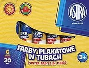 Astra Farba Plakatowa Tuba 30 ml Biała - Farby i media malarskie - miniaturka - grafika 2