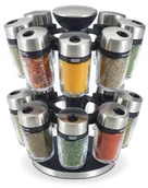 Pojemniki na przyprawy - COLE &amp; MASON COLE &amp MASON Przyprawnik karuzela Premium z 16 przyprawami Cole&amp;Mason WL H121808 - miniaturka - grafika 1