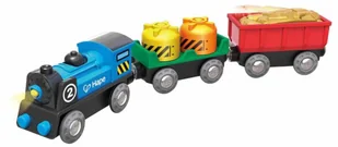 Edugro Hape Ciuchcia na baterie z wagonami towarowymi, E3720 E3720 - Pociągi dla dzieci - miniaturka - grafika 5