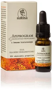 KORANA APIPROGRAM Koncentrat propolisowy z kwasem hialuronowym dla skóry problematycznej 10ml 71KORAPIKR - Kremy i maski do rąk - miniaturka - grafika 2