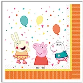 Urodziny dziecka - AMSCAN Serwetki urodzinowe Świnka Peppa - 33 cm - 16 szt. - miniaturka - grafika 1