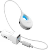 Ładowarki samochodowe - Innergie PowerCombo Go hub - ładowarka samochodowa z HUB USB ADC-47ABWRA - miniaturka - grafika 1