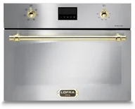 Kuchenki mikrofalowe do zabudowy - Lofra Retro Dolcevita 60 Acciaio Satinato MICROWAVE/S - miniaturka - grafika 1