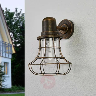 Lutec BIRD Lampa ścienna Brązowy, Złoty, 1-punktowy (1901 BG) - Lampy ogrodowe - miniaturka - grafika 2