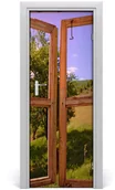 Naklejki na drzwi i meble - Tulup.pl Naklejka fototapeta na drzwi Krajobraz za oknem 75x205cm - miniaturka - grafika 1