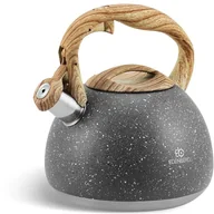 Czajniki na gaz - Edenberg Czajnik stalowy EB 8801 na gaz z gwizdkiem 3 L szary marmur EB 8801 szary - miniaturka - grafika 1