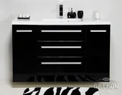 Szafki łazienkowe - Gante Szafka wisząca z umywalką 120/39/C3 Clever seria Fokus C FKS-C-U120/39/C3 Clever - miniaturka - grafika 1