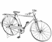 Modele do sklejania - ICONX Model 3D, Klasyczny Rower, 575020 Eureka - miniaturka - grafika 1