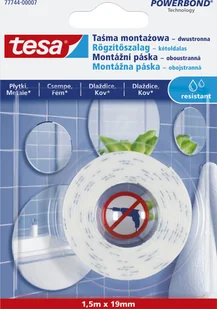 Tesa Dwustronna taśma montażowa wodoodporna 1,5m - Taśmy izolacyjne i naprawcze - miniaturka - grafika 2