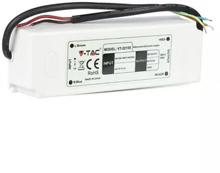 v-tac Zasilacz LED V-TAC 150W 12V 12.5A IP67 Hermetyczny Filtr EMI VT-22155 - Zasilacze i transformatory - miniaturka - grafika 4