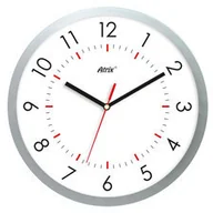 Zegary - Atrix Zegar ścienny srebrny Arabic ATE2013NT2 - miniaturka - grafika 1