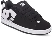 Buty sportowe męskie - DC Court Graffik Black 001 czarny - miniaturka - grafika 1