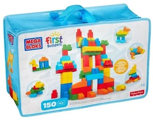 Mega Bloks FIRST BUILDERS KLOCKI TORBA 150EL CNM43 - Klocki - miniaturka - grafika 3