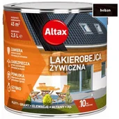 Lakiery do drewna - Altax lakierobejca żywiczna, heban, 2.5l - miniaturka - grafika 1
