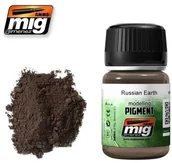 Kolejki i akcesoria - mig Pigment Ammo Mig - Russian Earth mig 3014 - miniaturka - grafika 1