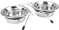 Miski dla psów - Nobby Diner podwójna miska ze stali nierdzewnej - miniaturka - grafika 1