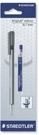 Ołówki - Staedtler 77427bk25d triplus micro ołówek automatyczny 0.7 MM i przyboru w kartę blistrową 77427BK25D - miniaturka - grafika 1