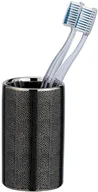 Kubki na szczoteczki do zębów - Wenko Kubek na szczoteczki do zębów NURIA czarny 24176100 - miniaturka - grafika 1
