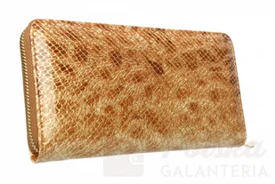 Jennifer Jones Portfel Damski Skóra Naturalna Lakierowana Duży Z Metalowym Suwakiem Piórnik JJ5247 - Portfele - miniaturka - grafika 18