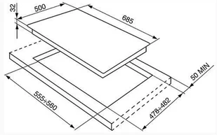 Płyta gazowa do zabudowy Smeg SRV876POGH - Płyty gazowe do zabudowy - miniaturka - grafika 3