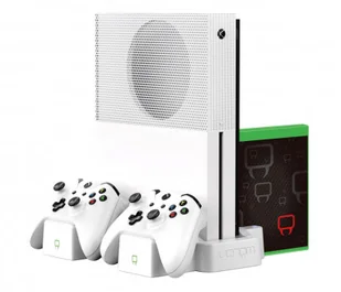 VENOM Stojak pionowy VENOM VS2862 2 akumulatory Biały - Gadżety dla graczy - miniaturka - grafika 2