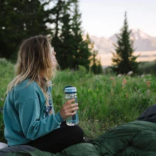 Hydrapak Butelka na wodę / bidon RECON 750 ml - clear / iris & violet BR01V - Shakery i bidony sportowe - miniaturka - grafika 2