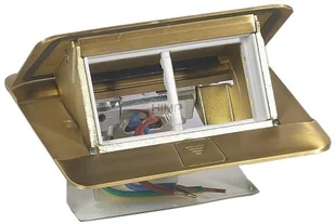 Legrand Minipuszka Pop-up do wyposażenia, 4 moduły, mosiądz 054016 054016 - Puszki elektryczne i akcesoria - miniaturka - grafika 2