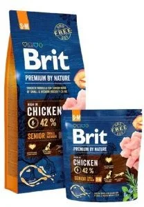 Brit Premium by Nature Senior S +M 3kg  - Sucha karma dla psów - miniaturka - grafika 2