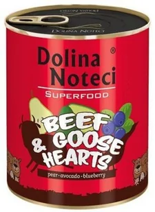 Dolina Noteci Premium Superfood Pies Wołowina i serca gęsi puszka 800g - Mokra karma dla psów Dolina Noteci Premium Superfood Pies Wołowina i serca gęsi puszka 800g - Mokra karma dla psów - miniaturka - grafika 4