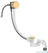 Syfony - Omnires syfon wannowy automatyczny z napełnianiem złoty TK132-PLUS-3.04+64-SGL | - miniaturka - grafika 1