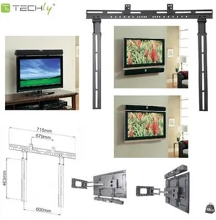 Uchwyt ścienny do głośników Techly czarny Ica-plb - Uchwyty do monitorów - miniaturka - grafika 3