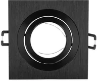 Oprawy, klosze i abażury - LED line Oprawa aluminiowa kwadratowa ruchoma czarny szczotkowany - AKROS 241208 - miniaturka - grafika 1