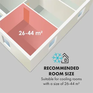 Klarstein Metrobreeze Miami, klimatyzator przenośny, 9000 BTU/2,6 kW, 950 W, biały VTSA9-MetrobreezWH - Klimatyzatory - miniaturka - grafika 4