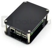 Akcesoria do komputerów jednopłytkowych - Obudowa do Raspberry Pi Model 3/2/B+ otwarta czarna RHF-05406 - miniaturka - grafika 1